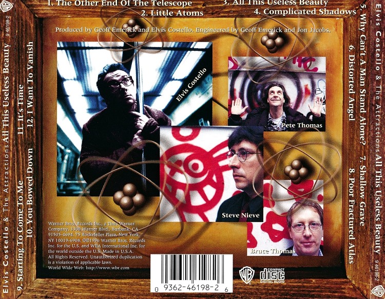 Elvis Costello And The Attractions  All This Useless Beauty : Back